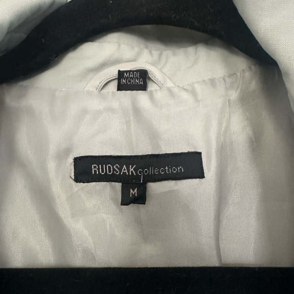 RUDSAK Women's Vintage Rare Sea Moss Green Trench Coat | M - Picture 3 of 14